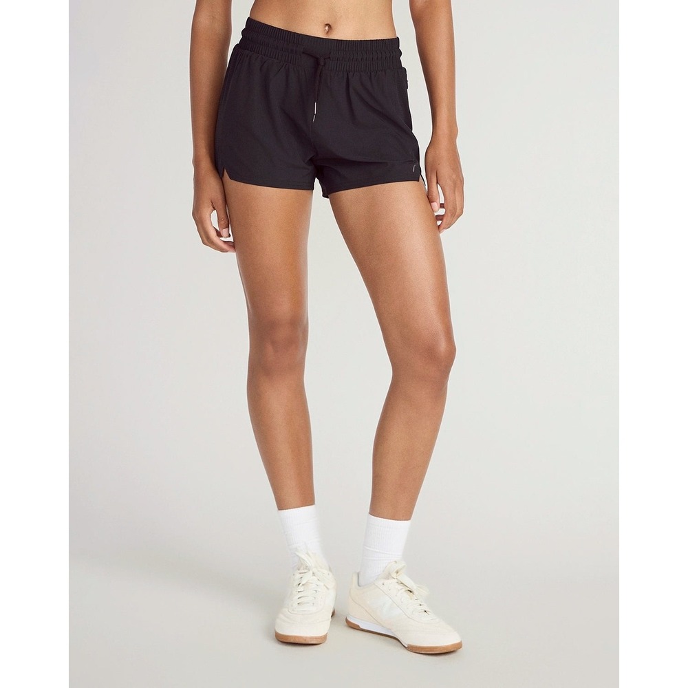 Mondetta Performance Black Running Shorts with Built-in Compression Liner XL